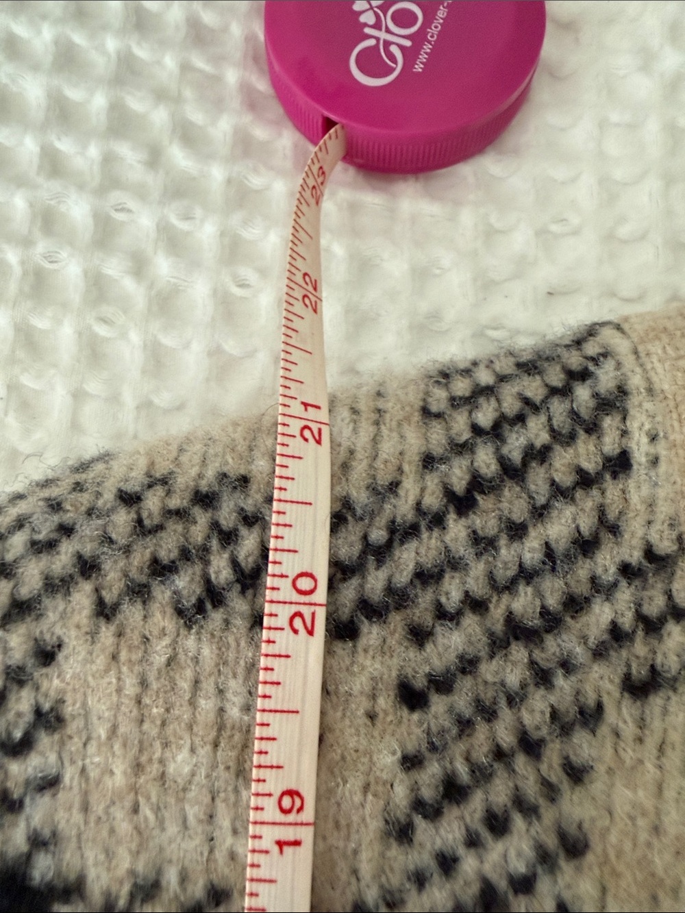 Rails Beige and Black Patterned V-Neck Cardigan - Picture 6 of 6